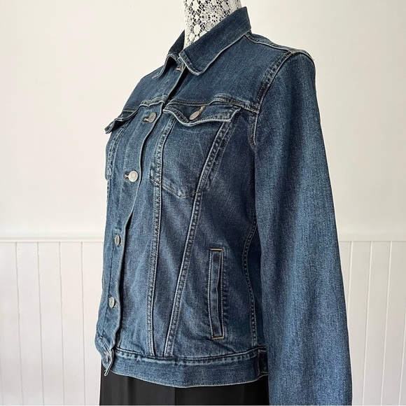 Gap Indigo 1969 Icon Denim Jacket Size S Tall - Picture 3 of 14